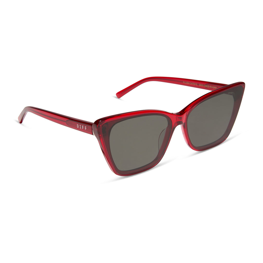 Diff Eyewear Red Cat-Eye Sunglasses Emily In Paris Mindy 3.0 Sunglasses | Red & Brown Gradient  main image 2