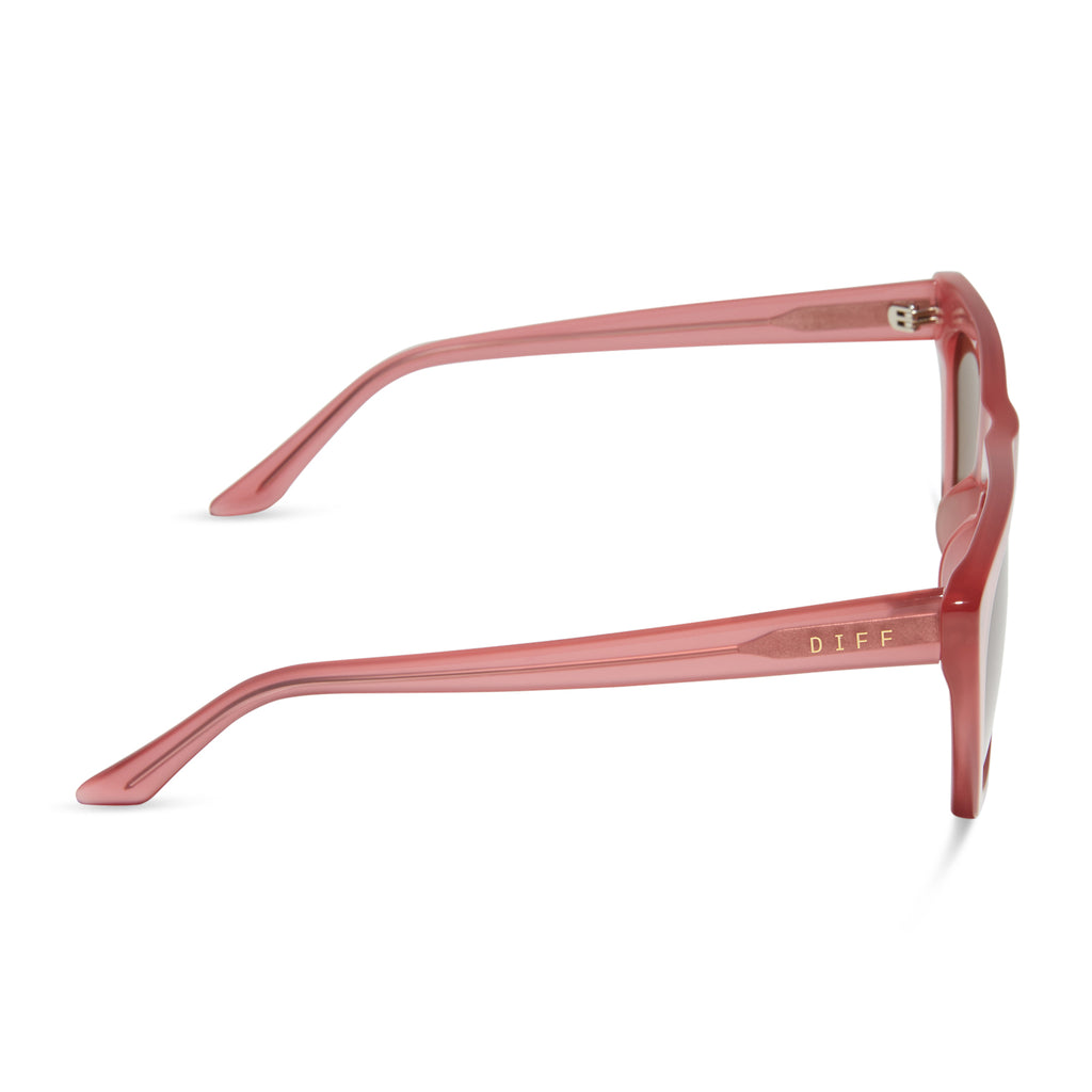 Avril Cat Eye Sunglasses | Black & Grey | DIFF Eyewear display picture 3