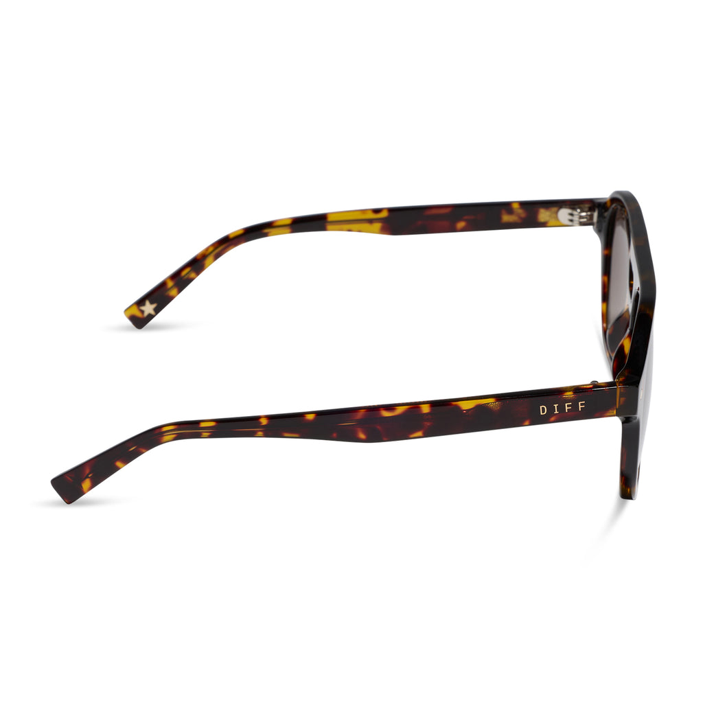 ラディッシュ Beach Riot The Coast Sunglasses | Tortoise & Brown | DIFF Eyewear