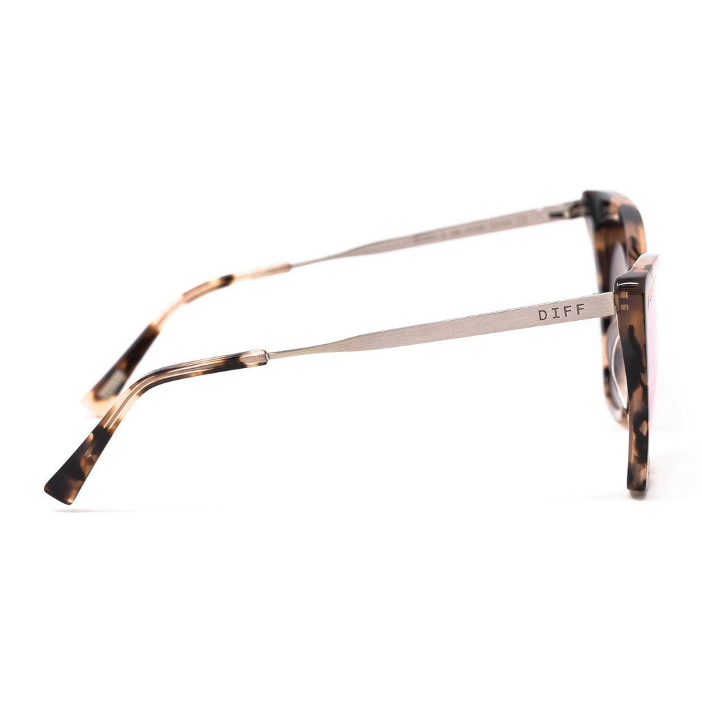 Becky II Cat Eye Glasses | Himalayan Tortoise | Diff Eyewear display picture 1