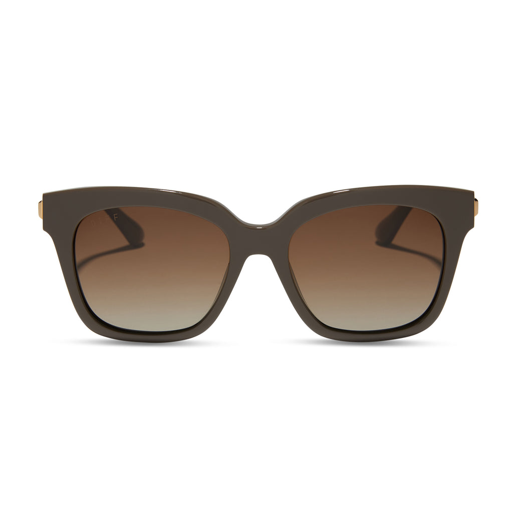 Bella XS Square Sunglasses | London Stone & Truffle Gradient | DIFF Eyewear