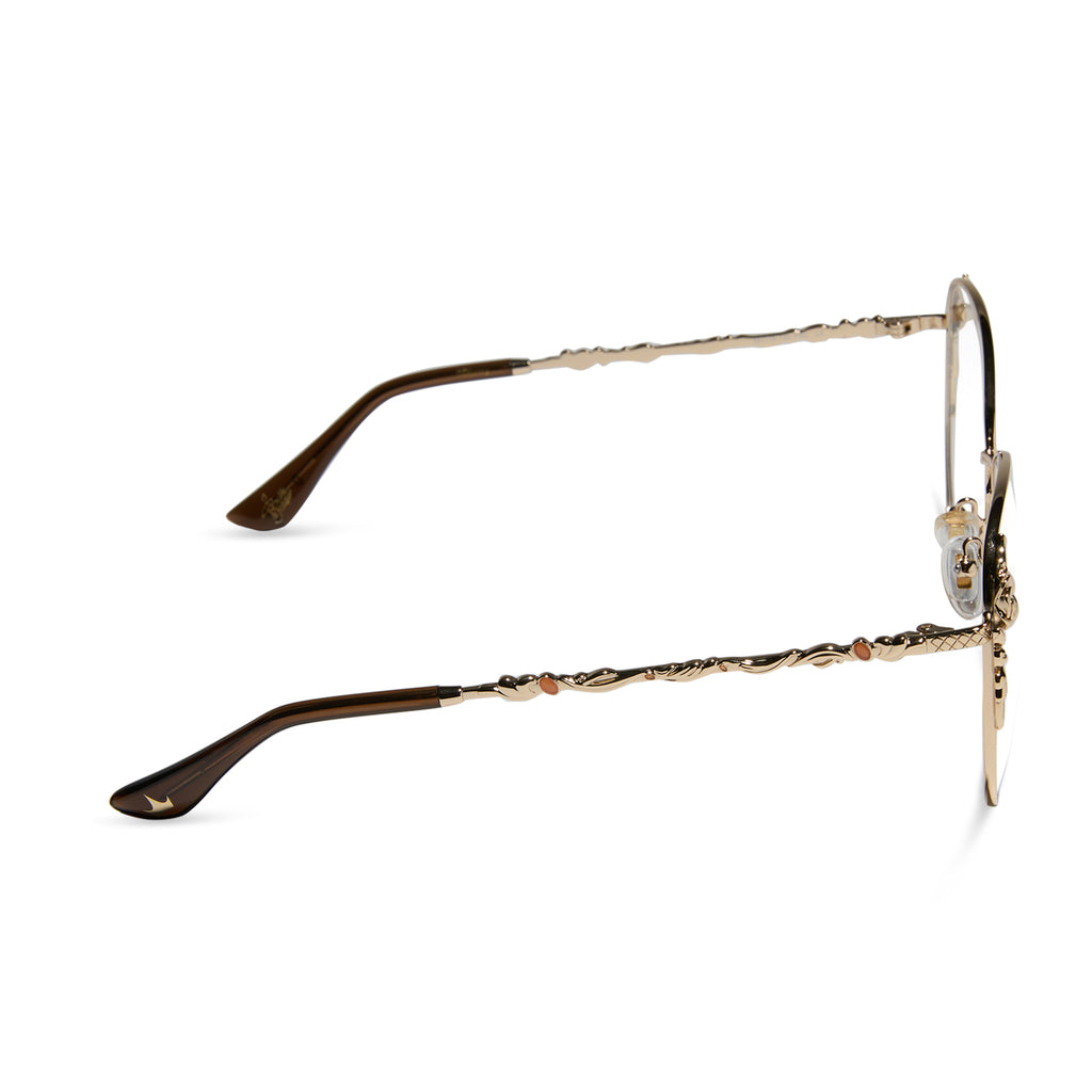 Disney Princess Belle Prescription Glasses Gold DIFF Eyewear