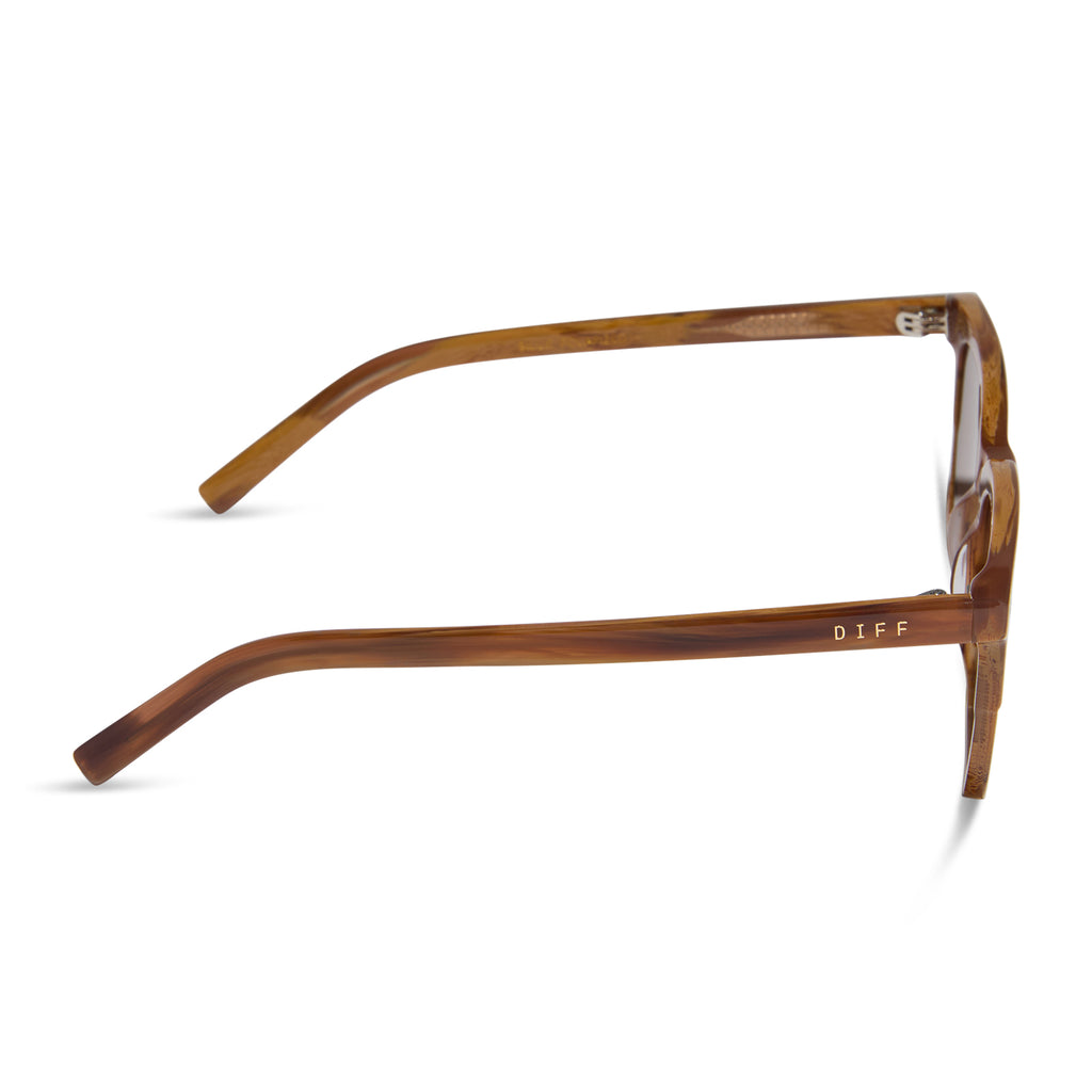 DIFF Billie Square Polarized Sunglasses Longhorn Unisex UV400 NIB $115 MSRP DIFF Billie Designer Square Sunglasses for Men and Women  main image 3