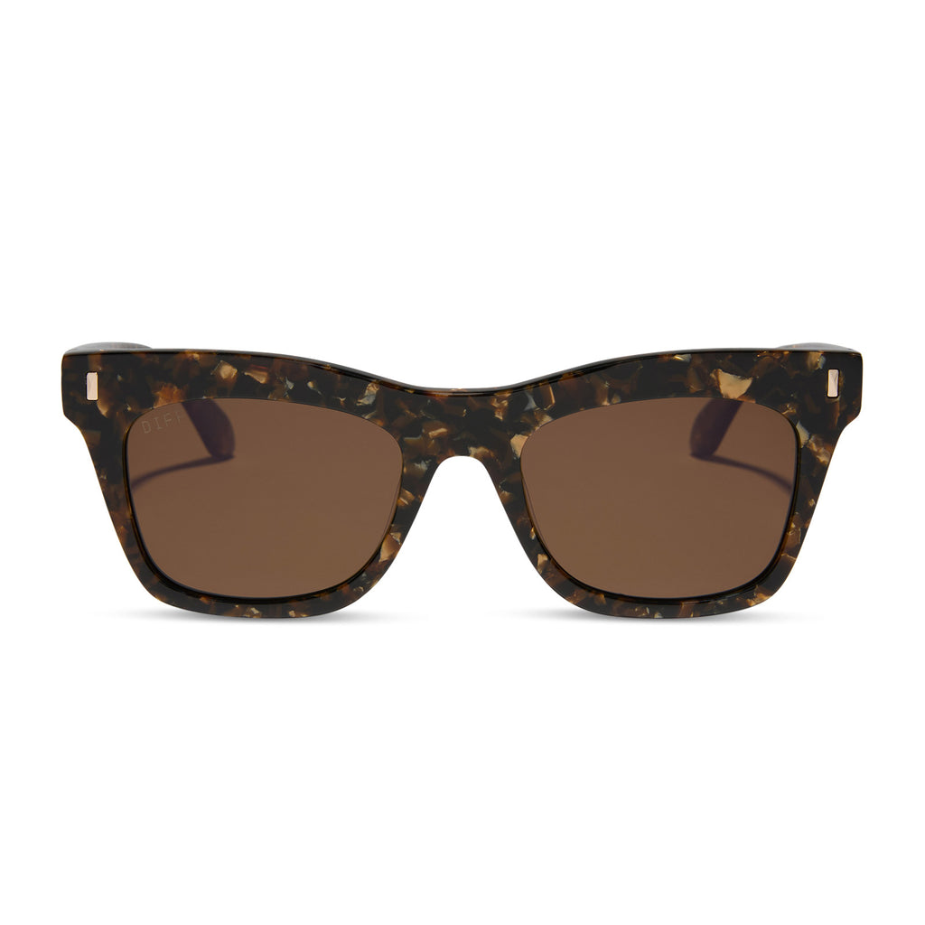 Bradley Cateye Sunglasses | Glitter Tortoise & Brown | DIFF  display picture 2