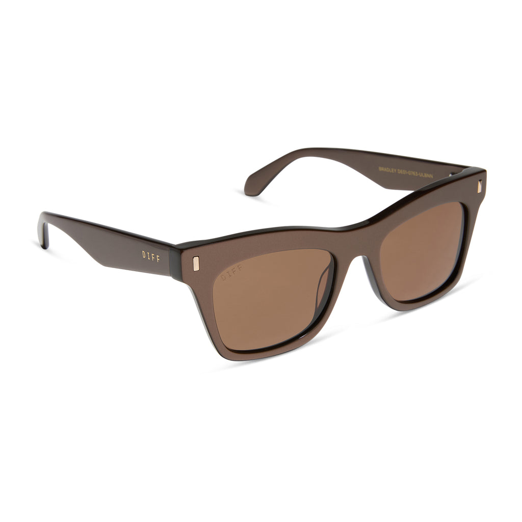 Bradley Cateye Sunglasses | Moscow Mule & Brown | DIFF Eyewear display picture 1