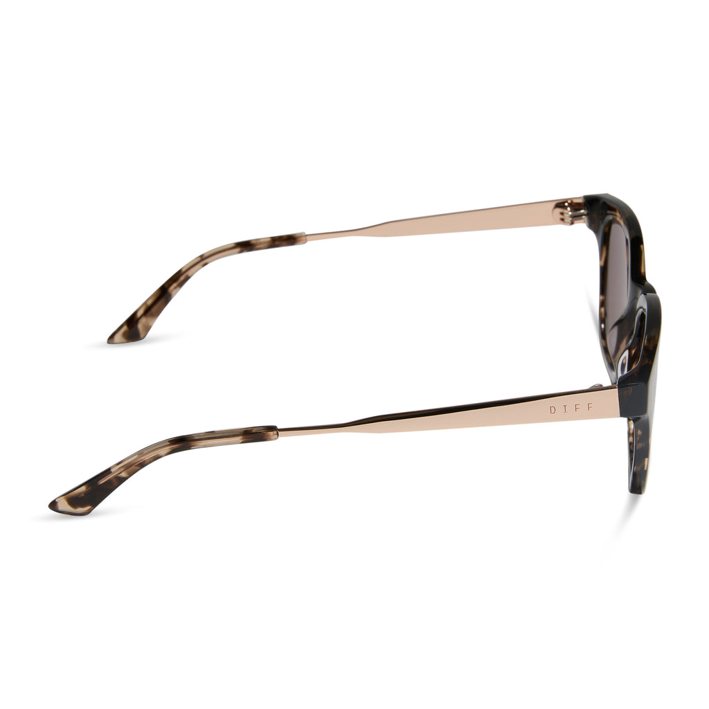 Bridget Round Sunglasses | Espresso Tort & Brown | DIFF Eyewear