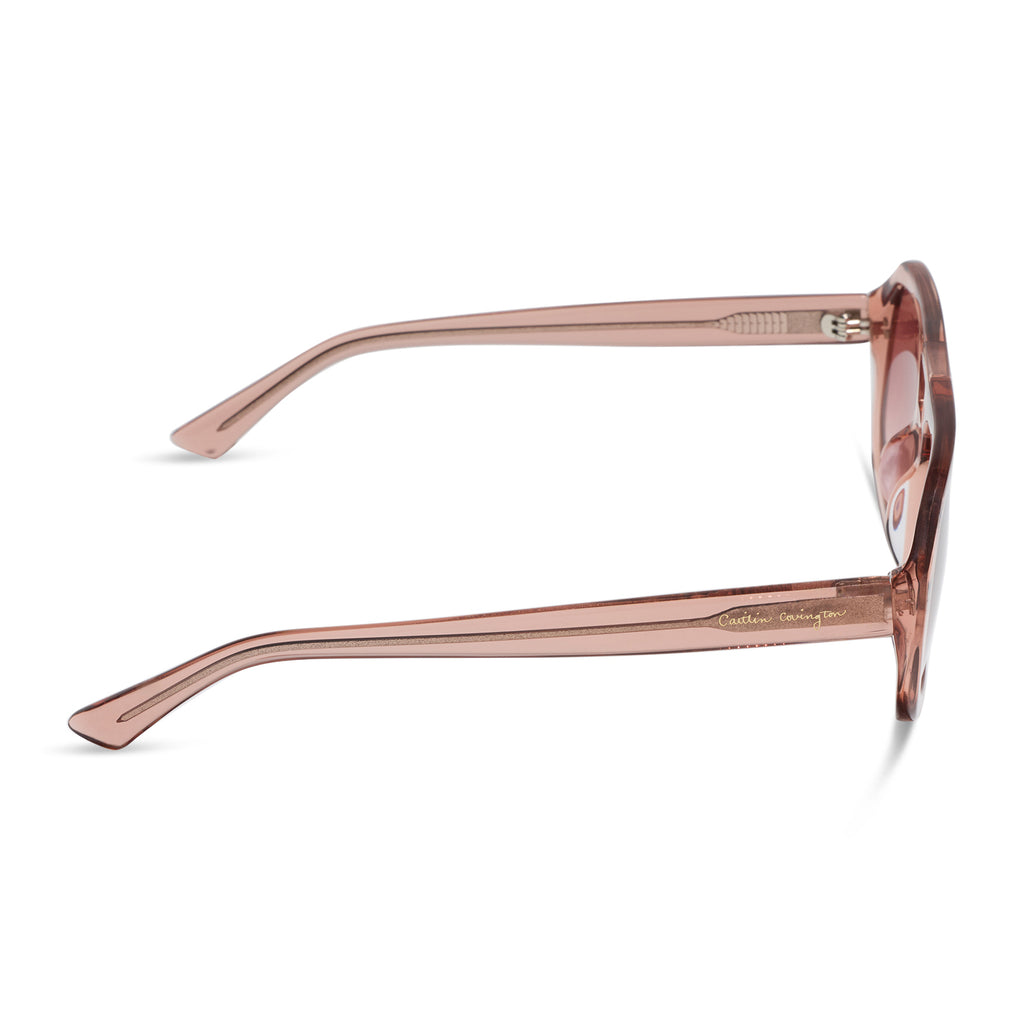 Caitlin Covington Collins Sunglasses | Rose Crystal & Dusk | DIFF
