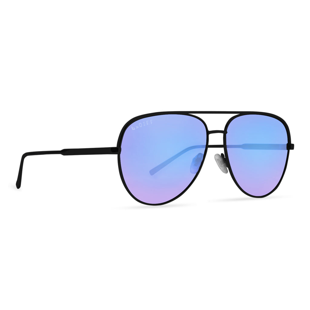 Lauren London California Soul Sunglasses Black & Solid Grey DIFF