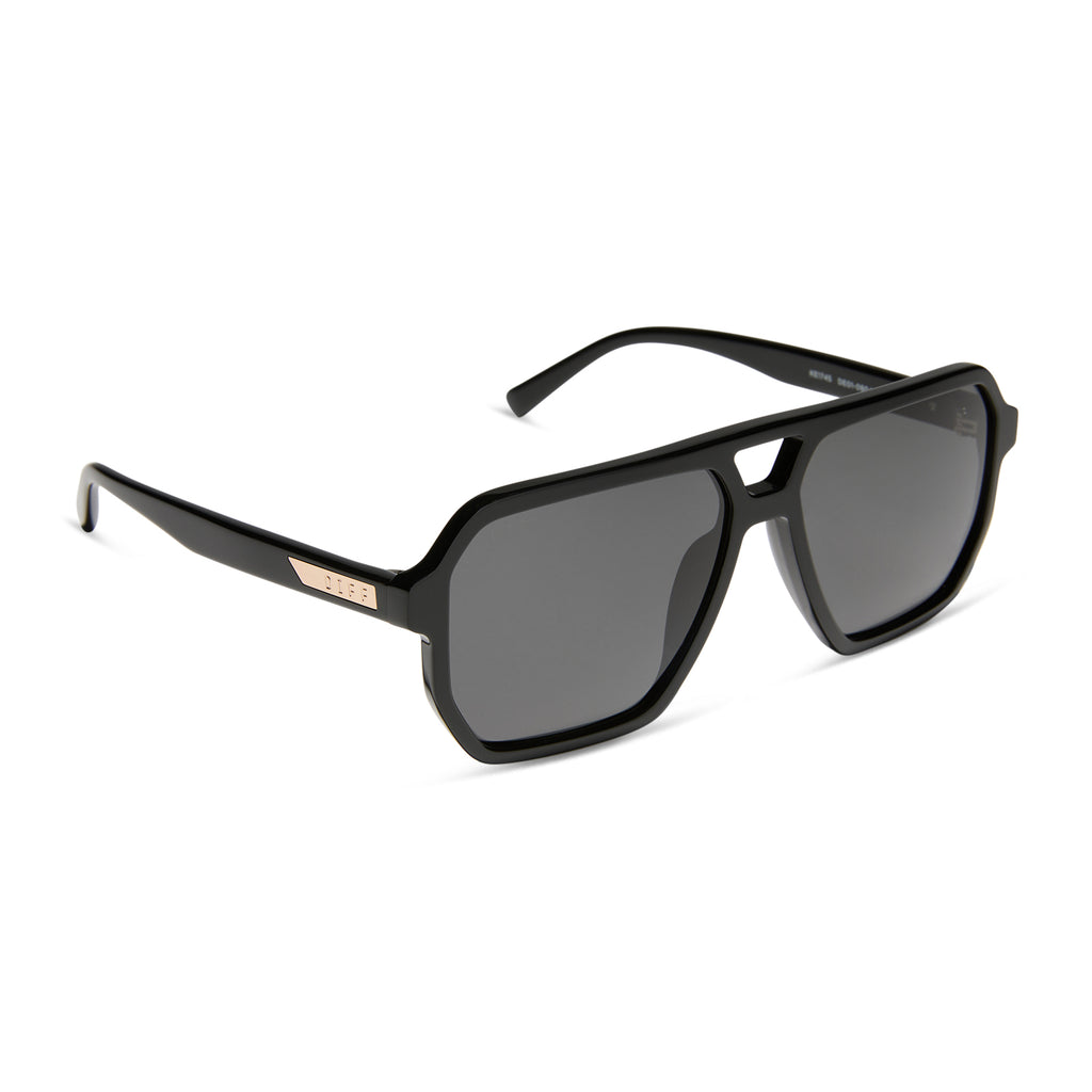 Cameron Navigator Sunglasses | Black & Grey | DIFF Eyewear display picture 1