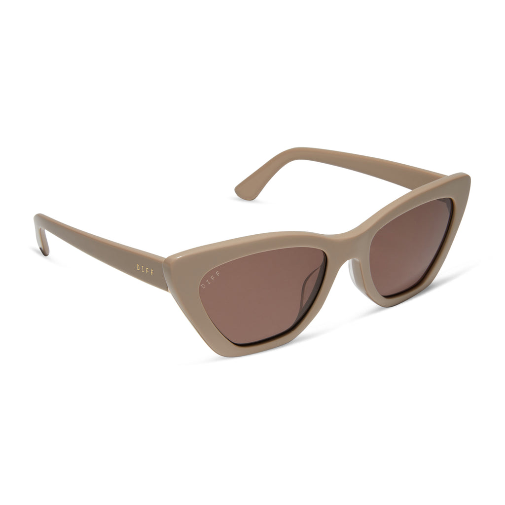 Diff Eyewear Brown Cat-Eye Sunglasses DIFF Eyewear Becky IV Polarized Cat Eye Sunglasses | Dillard main image 4