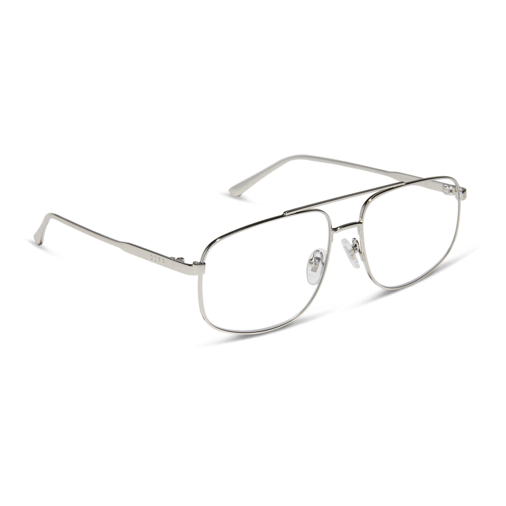 Charley Navigator Glasses | Silver | DIFF Eyewear