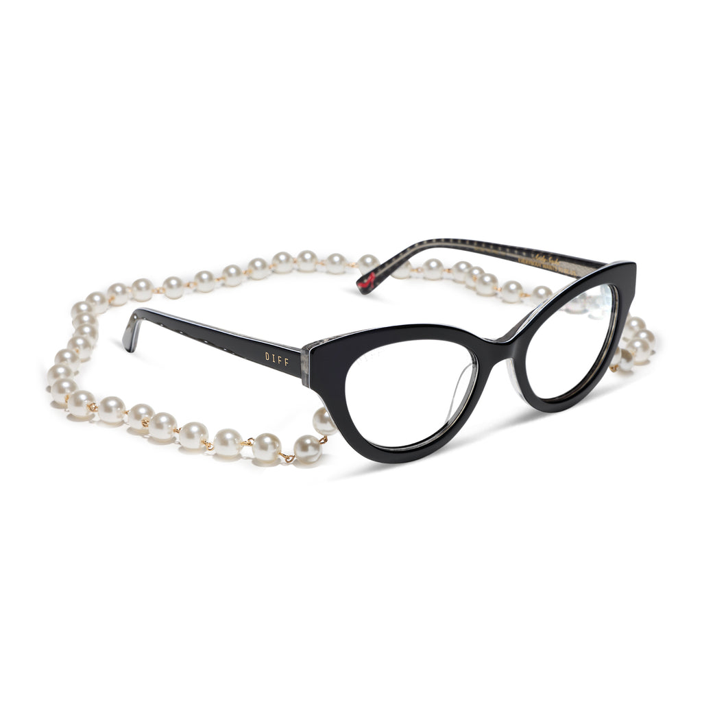 Devil Wears Prada Andy Cateye Glasses | Black | DIFF Eyewear