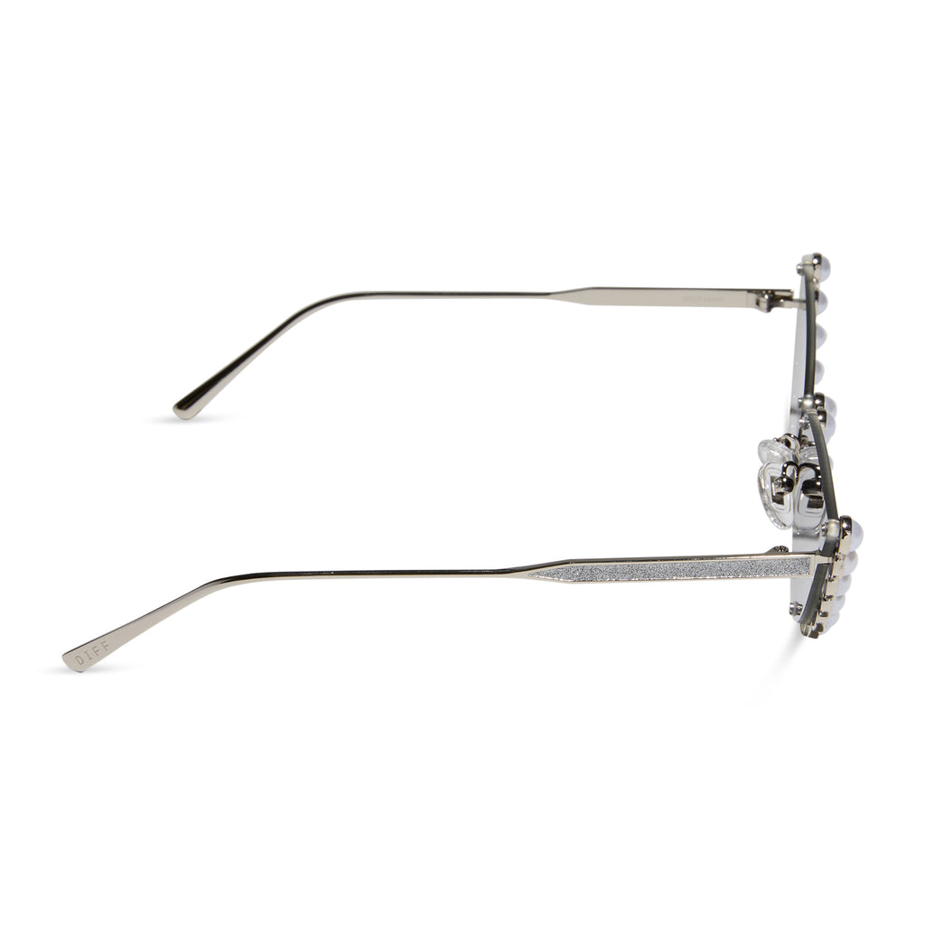 Emily In Paris Mindy 2.0 Sunglasses | Silver & Grey Gradient  display picture 2