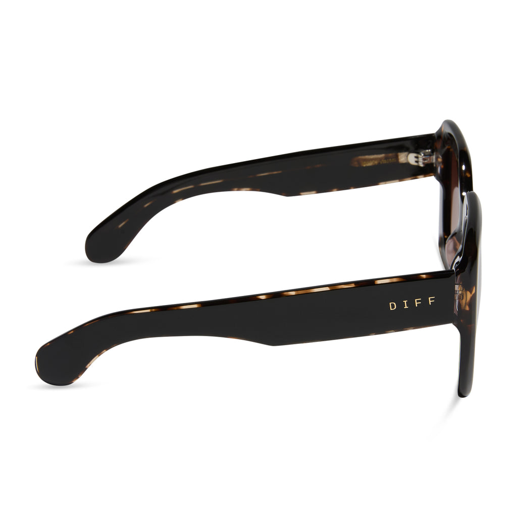 Diff Eyewear - Paris Sunglasses Dark Tortoise Brown Gradient
