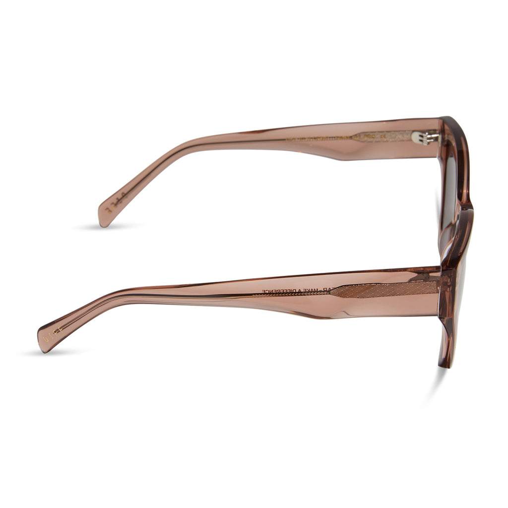 Evie Cateye Sunglasses | Café Ole & Brown | DIFF Eyewear