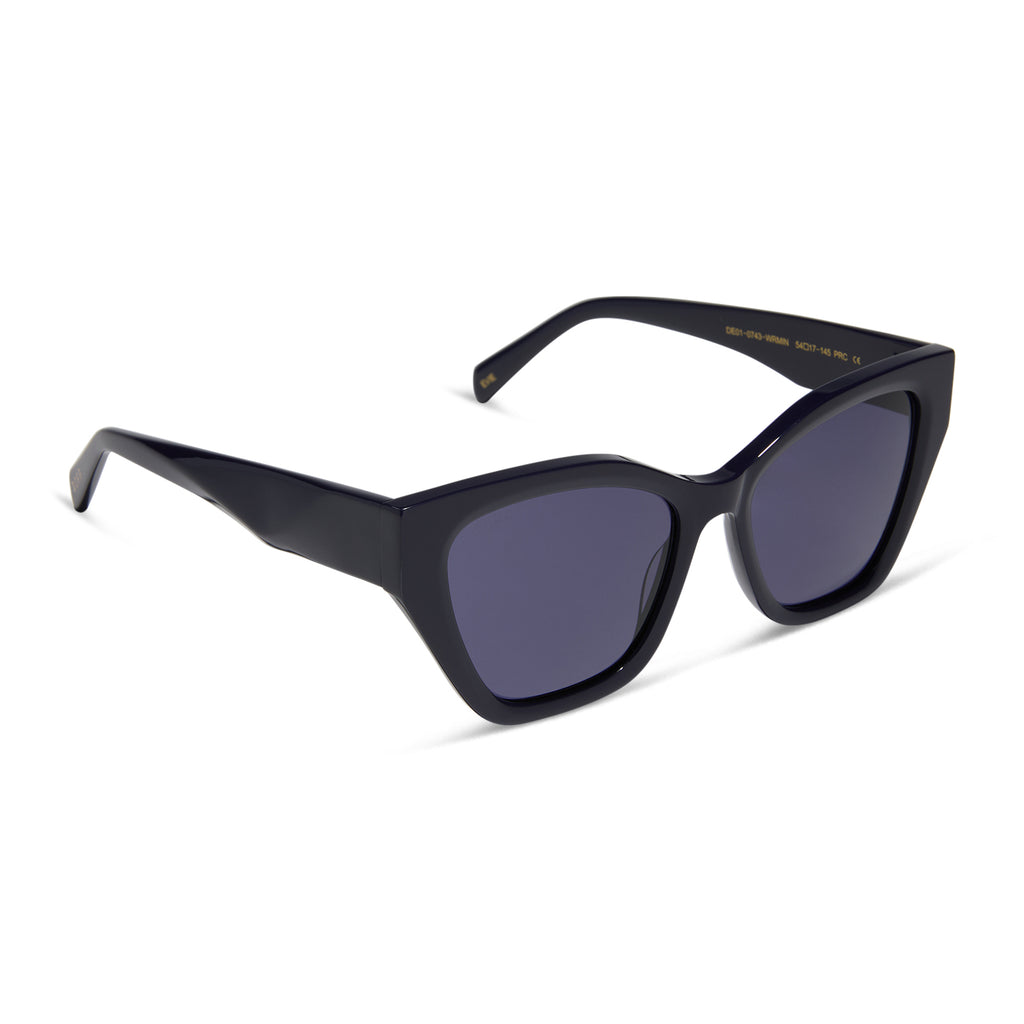 Evie Cateye Sunglasses | Royal & Midnight | DIFF Eyewear display picture 3
