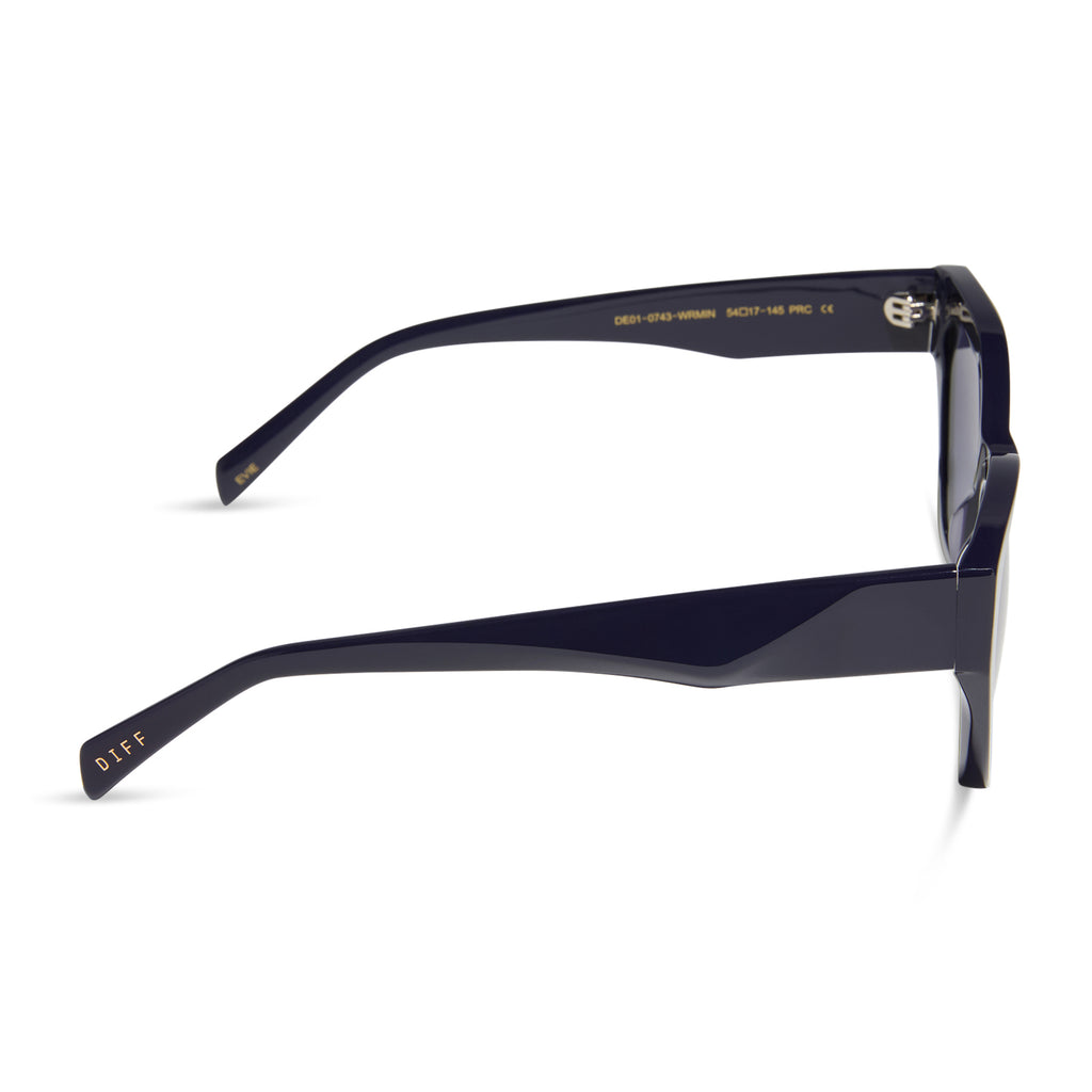 Evie Cateye Sunglasses | Royal & Midnight | DIFF Eyewear display picture 1