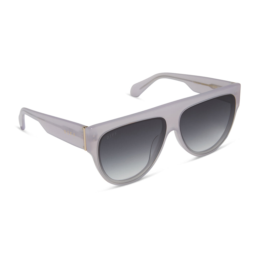 Georgie Square Sunglasses | Thistle & Grey Gradient | DIFF  display picture 3