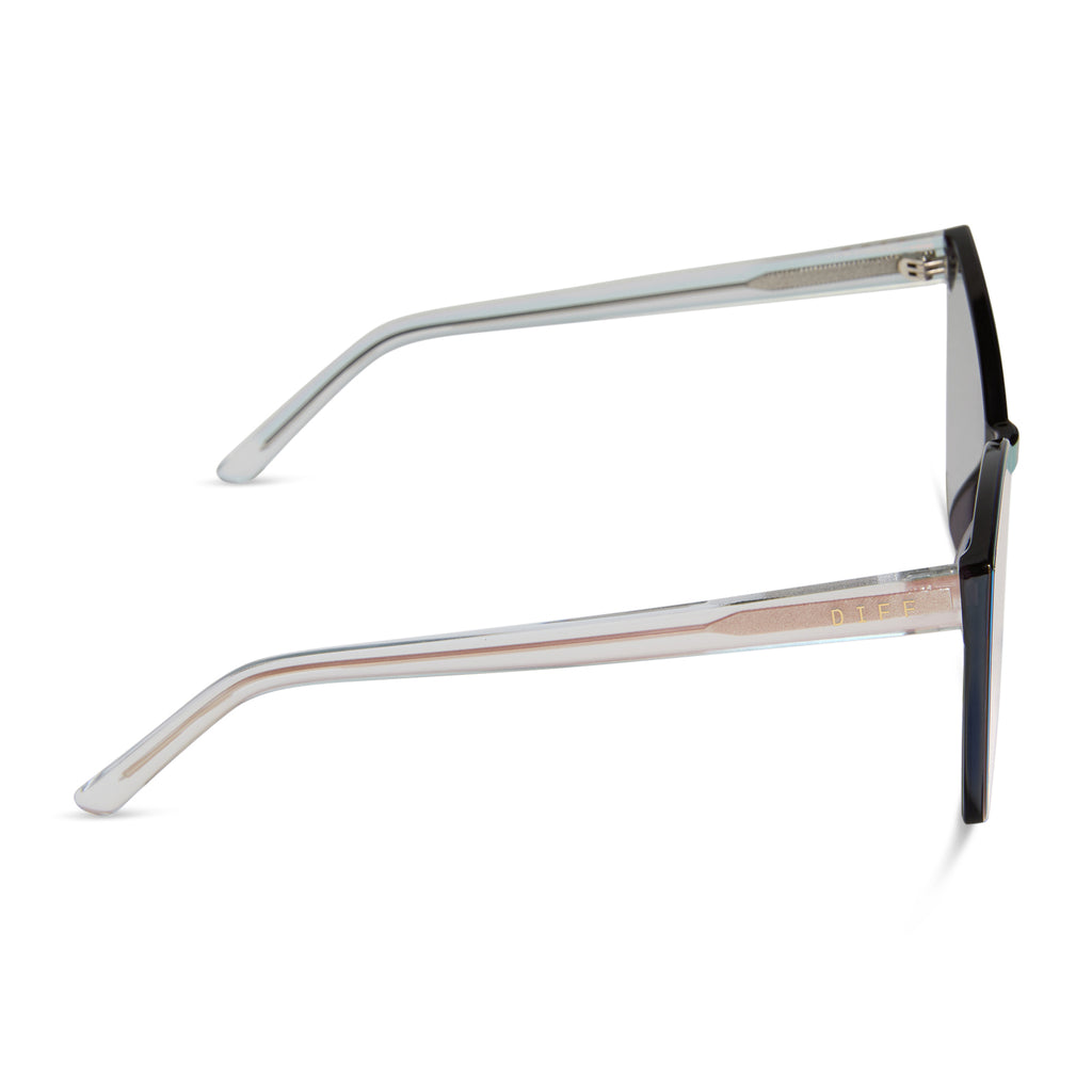 Goldie Cateye Sunglasses Pink Cherry Blossom Mirror DIFF Eyewear