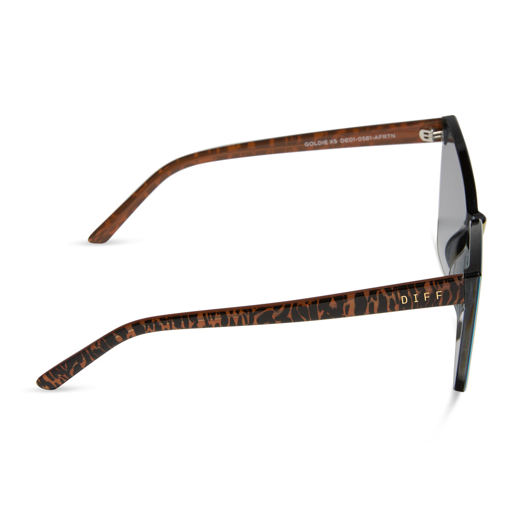 Goldie XS Cateye Sunglasses | Animal & Red Hot Summer Mirror