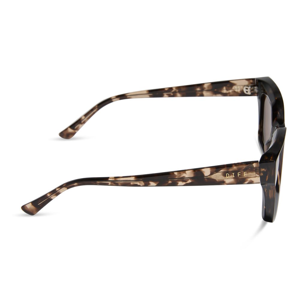 Greer Square Sunglasses | Espresso Tort & Brown Gradient | DIFF
