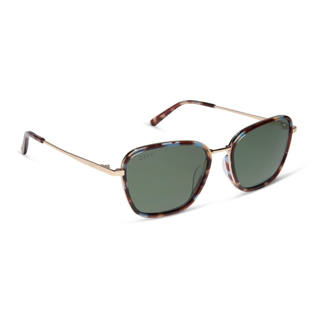 Jena Sims Hope Cateye Sunglasses | Blue Color Pop & G15  display picture 1