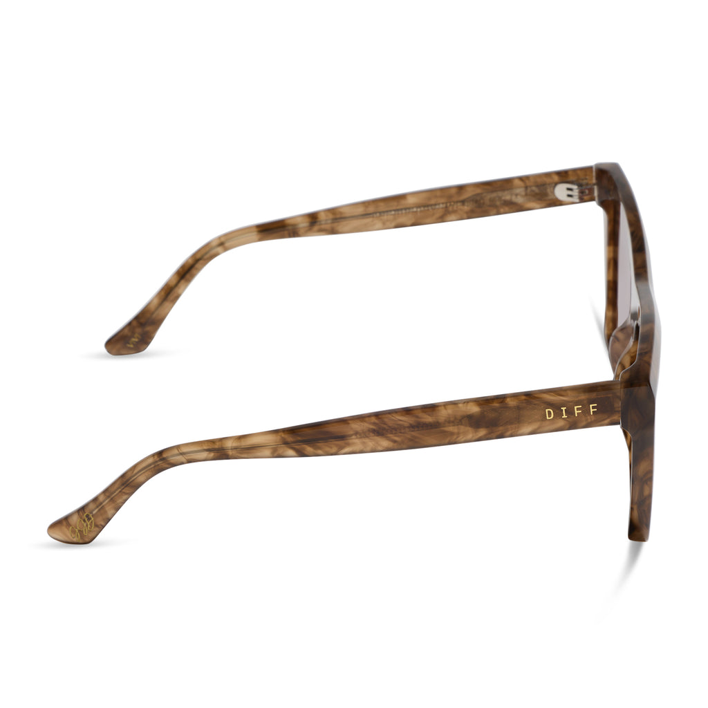 小物 TATOOSTUDIOYAMADASAFTYGLASSES BROWN DEMI Jessie James Decker Vivi Sunglasses | Walnut Tort & Brown | DIFF
