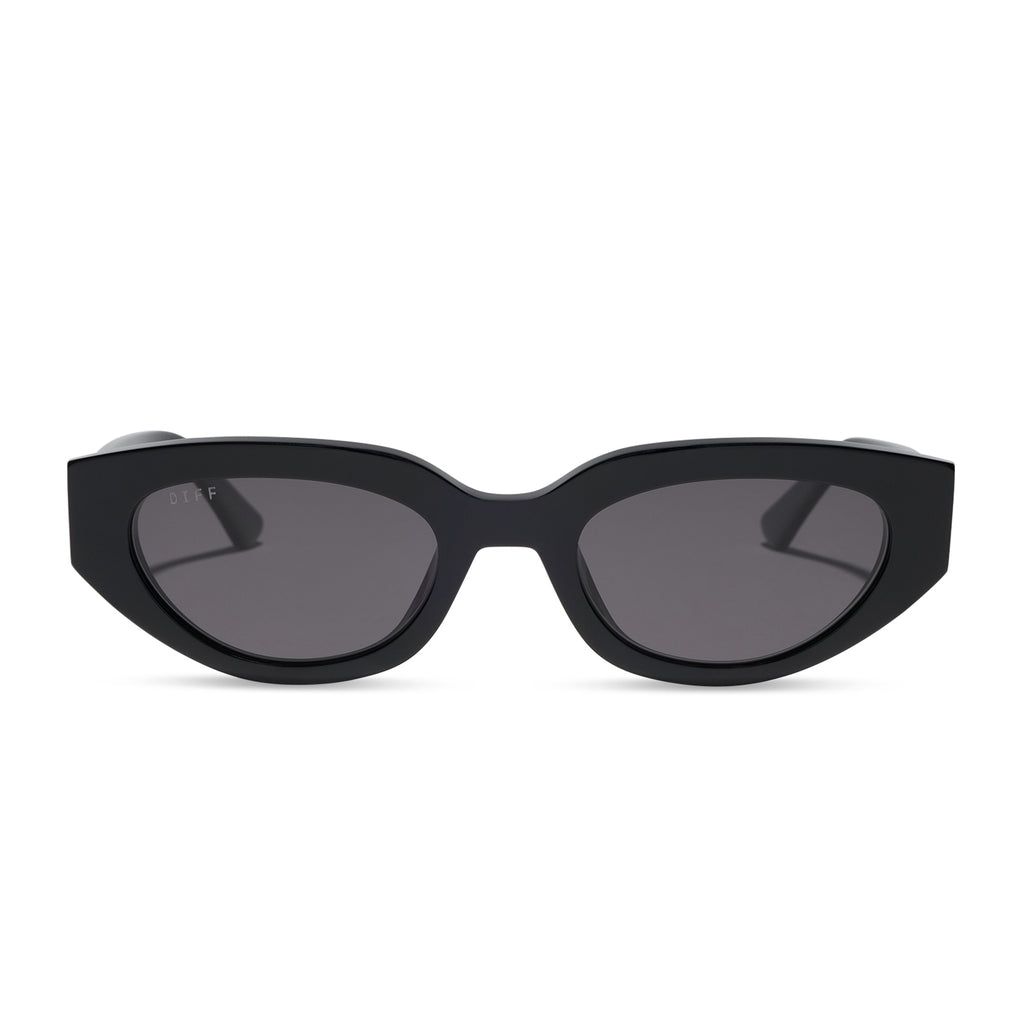 Jessie James Decker Crystal Sunglasses | Black & Grey | DIFF Eyewear