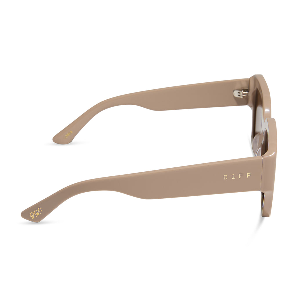 NWT - Jesse James Decker Diff Loren Sunglasses - Beige Brown Jessie James Decker Loren Sunglasses | Espresso Tort & Brown  main image 2