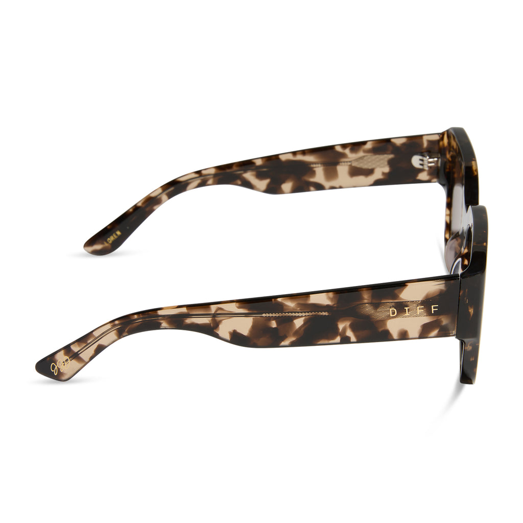 Diff Woman Jessie James Decker
Loren Espresso Tortoise Brown Sunglasses New Jessie James Decker Loren Sunglasses | Espresso Tort & Brown  main image 4