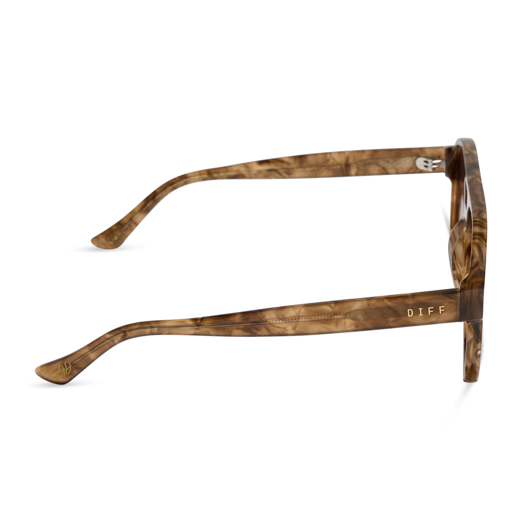 Jessie James Decker Nash Sunglasses | Walnut Tort & Brown | DIFF