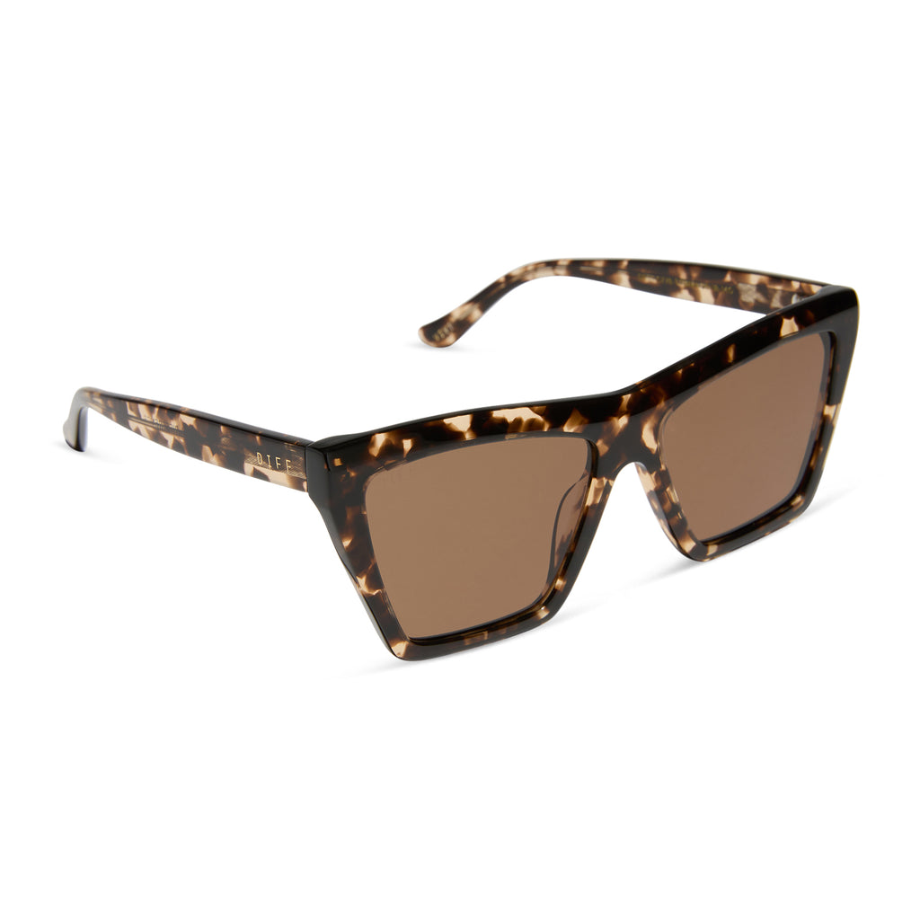 Jessie James Decker Vivi Sunglasses | Espresso Tort & Brown | DIFF