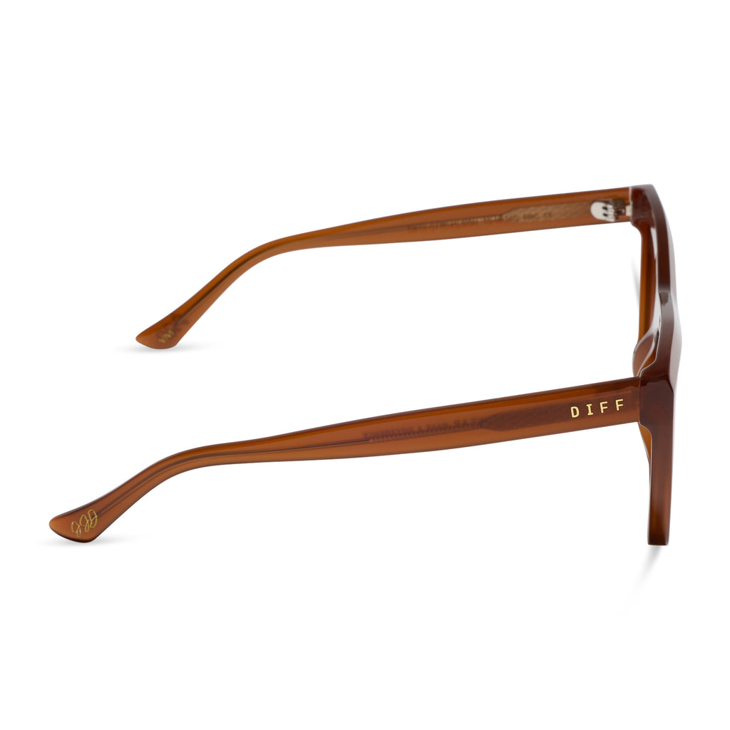 Jessie James Decker Vivi Sunglasses | Caramel & Brown | DIFF Eyewear