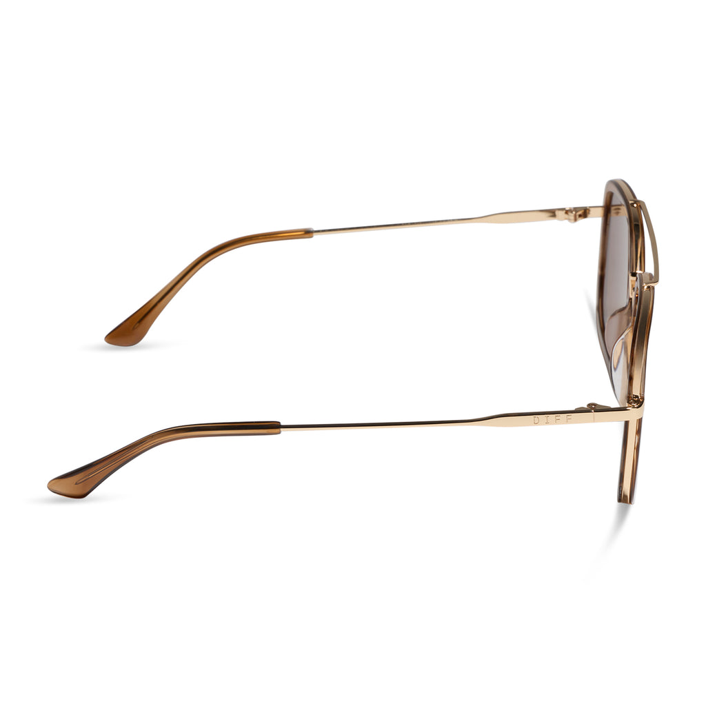 Jordan Navigator Sunglasses | Tortoise & Brown | DIFF Eyewear