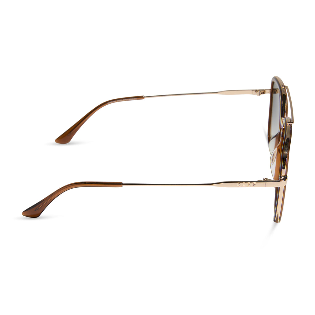 Jordan Navigator Sunglasses | Whiskey & Grey Gradient | DIFF Eyewear