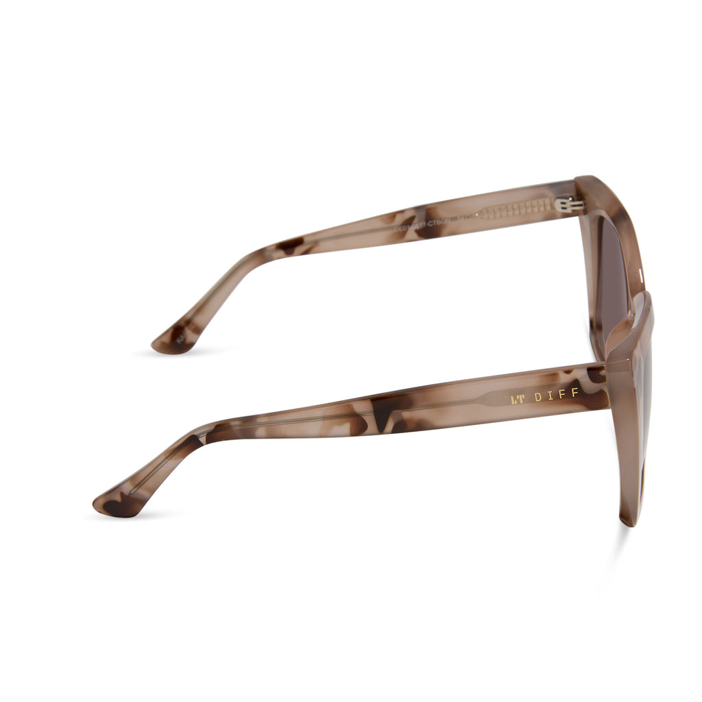 Karlie Cateye Sunglasses | Cream Tort & Brown Gradient  display picture 2