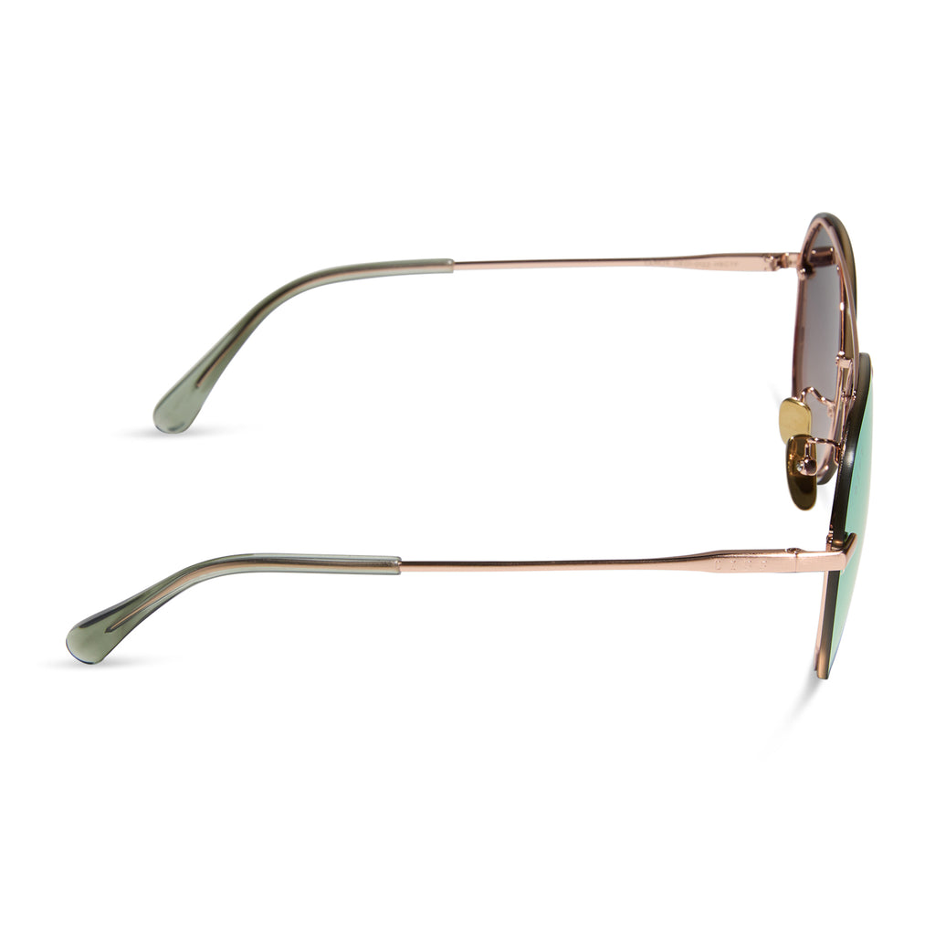 Lenox Aviator Sunglasses | Champagne & Cool Matcha | DIFF Eyewear