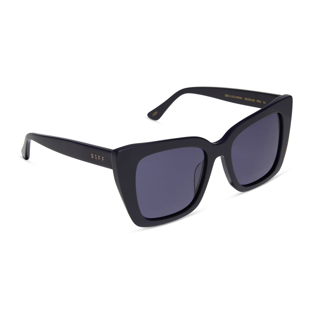 Lizzy Cateye Sunglasses | Royal & Midnight | DIFF Eyewear