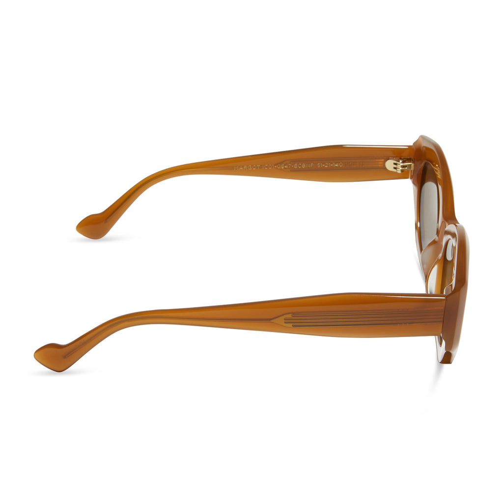 Margot Cat Eye Sunglasses | Salted Caramel & Brown Polarized  display picture 3
