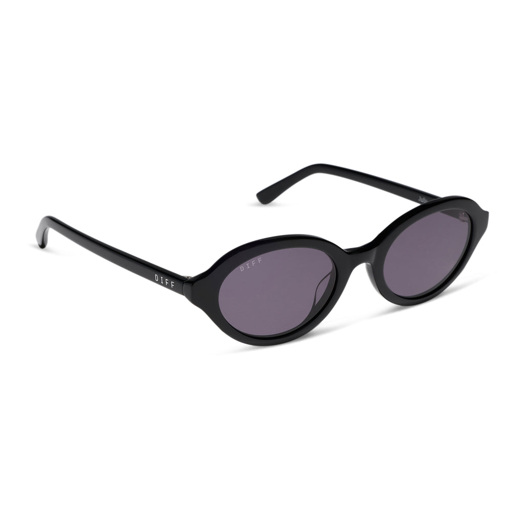 Rachael Kirkconnell Julia Sunglasses | Black & Grey | DIFF  display picture 1