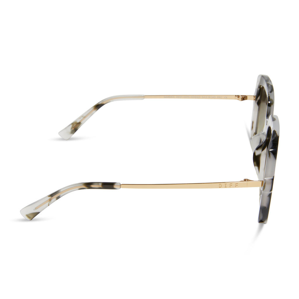 Sandra Square Sunglasses Kombu & Olive Gradient DIFF Eyewear