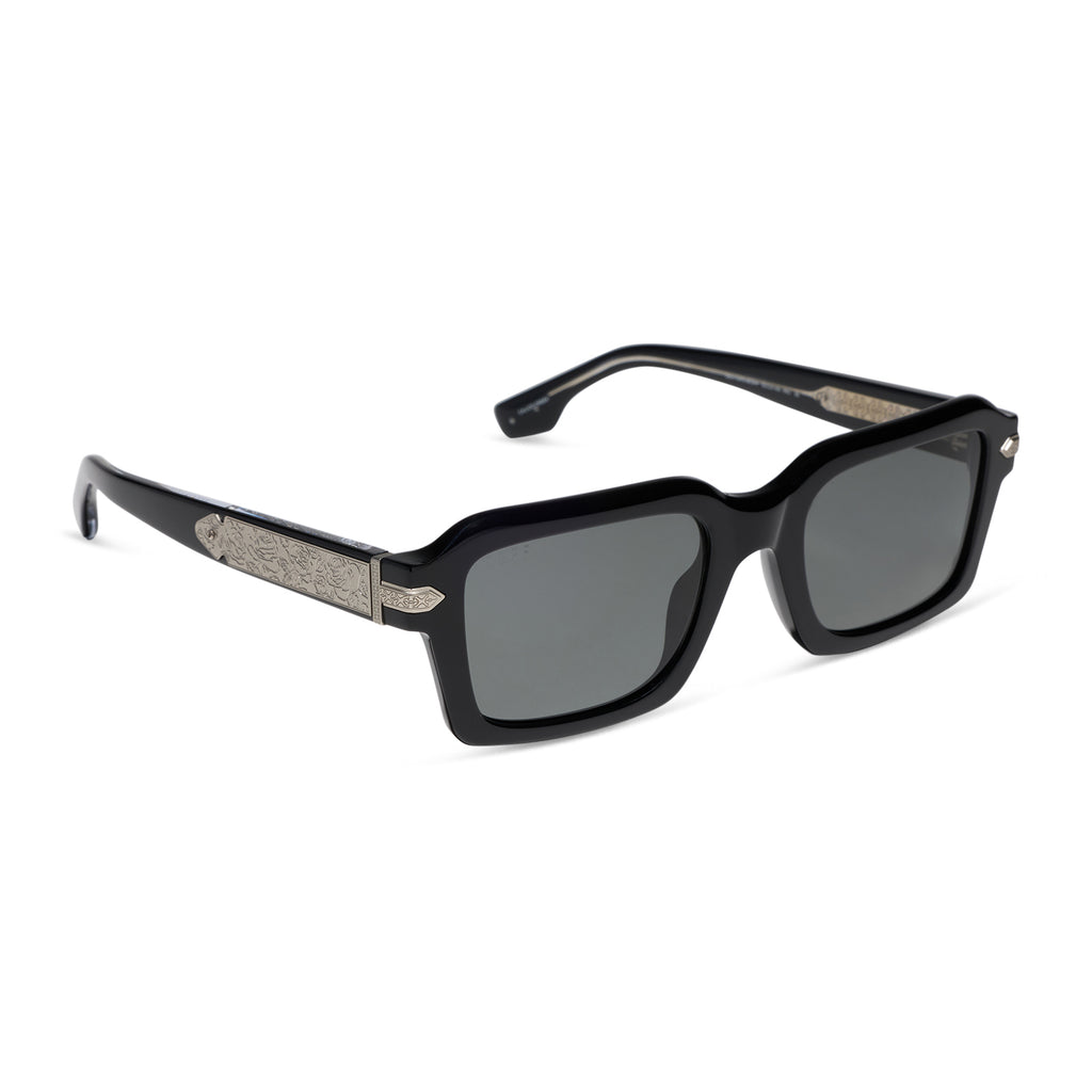 Stephen Wilson Jr Calico Creek Sunglasses | Black & Grey | DIFF