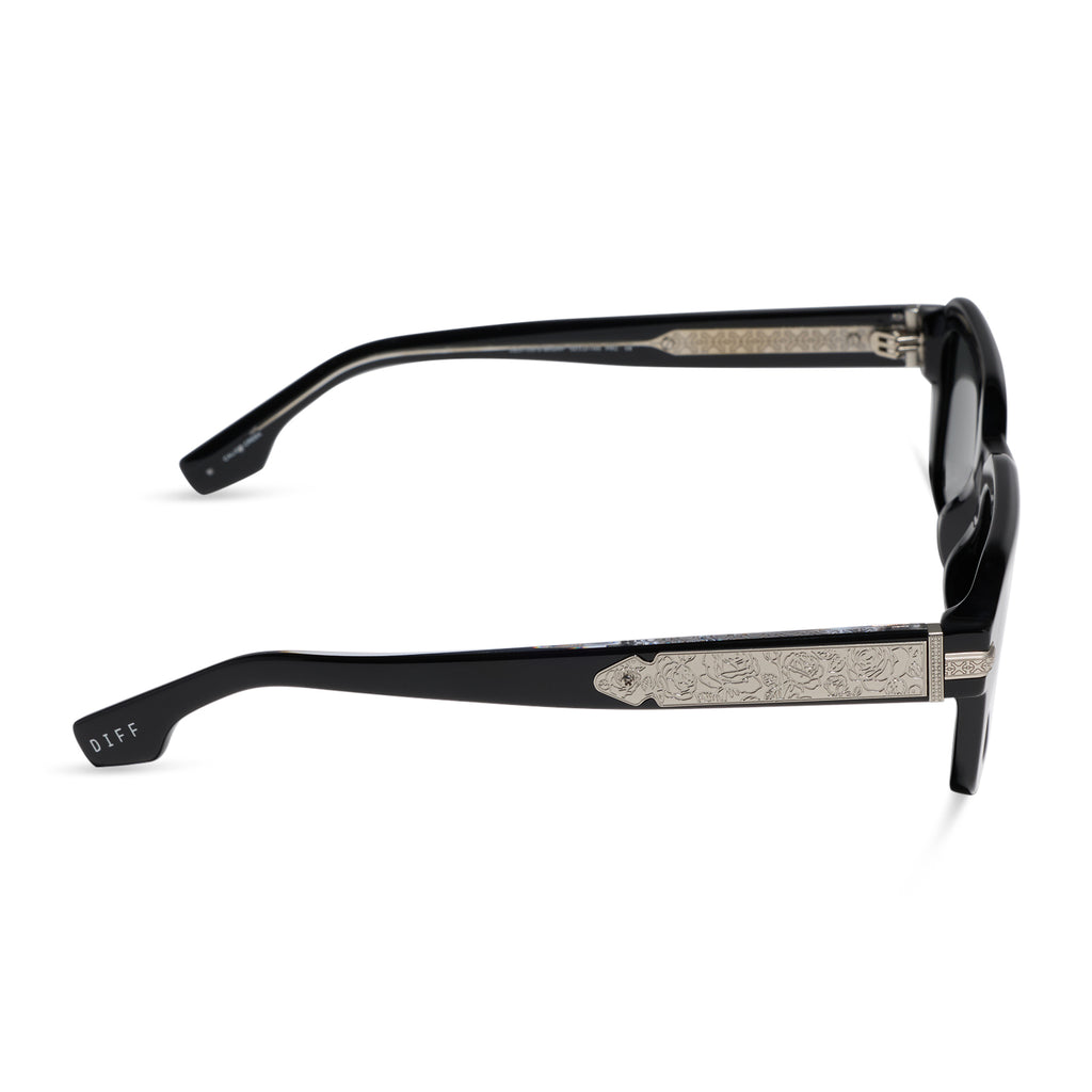 Stephen Wilson Jr Calico Creek Sunglasses | Black & Grey | DIFF