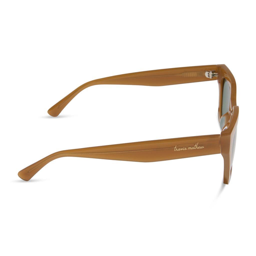 Travis Mathew Solana Cateye Sunglasses | Caramel & G15 | DIFF Eyewear