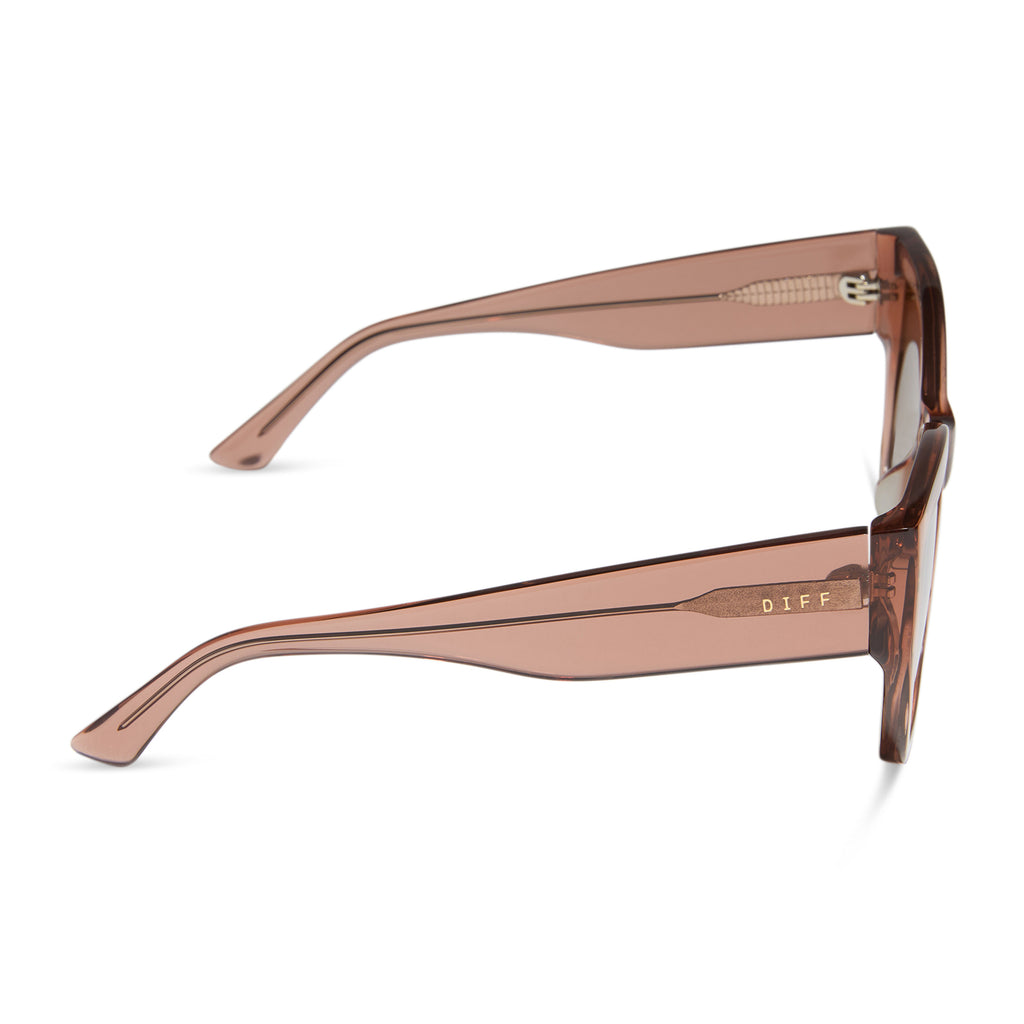 DIFF Stevie 55mm Gradient Flat Top Sunglasses Cafe Ole w/Tortiose Sea green lens Diff Eyewear | Accessories | Diff Stevie 55mm Gradient Flat  main image 4