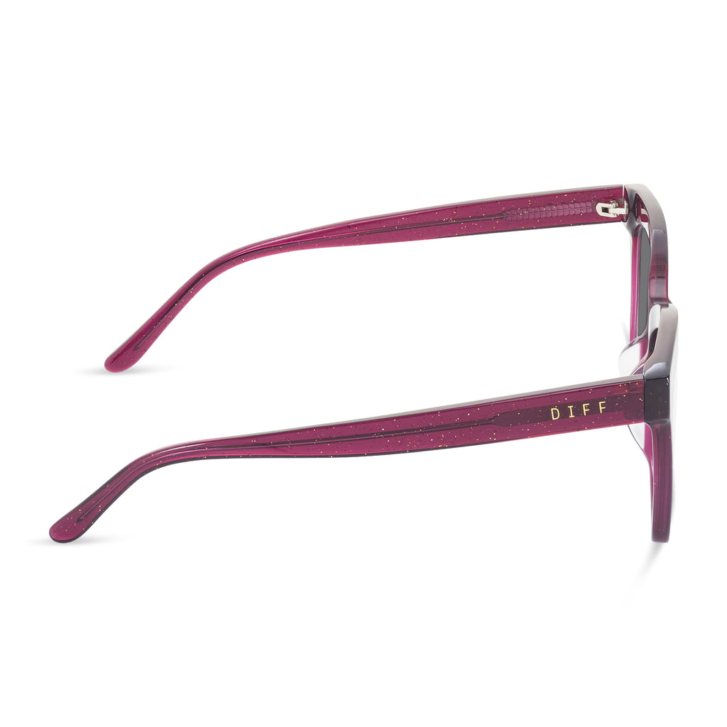 Winston Cat Eye Sunglasses Festive Umbria & Grey DIFF Eyewear