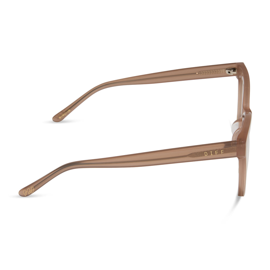JJD Winston Glasses | Warm Taupe | DIFF Eyewear