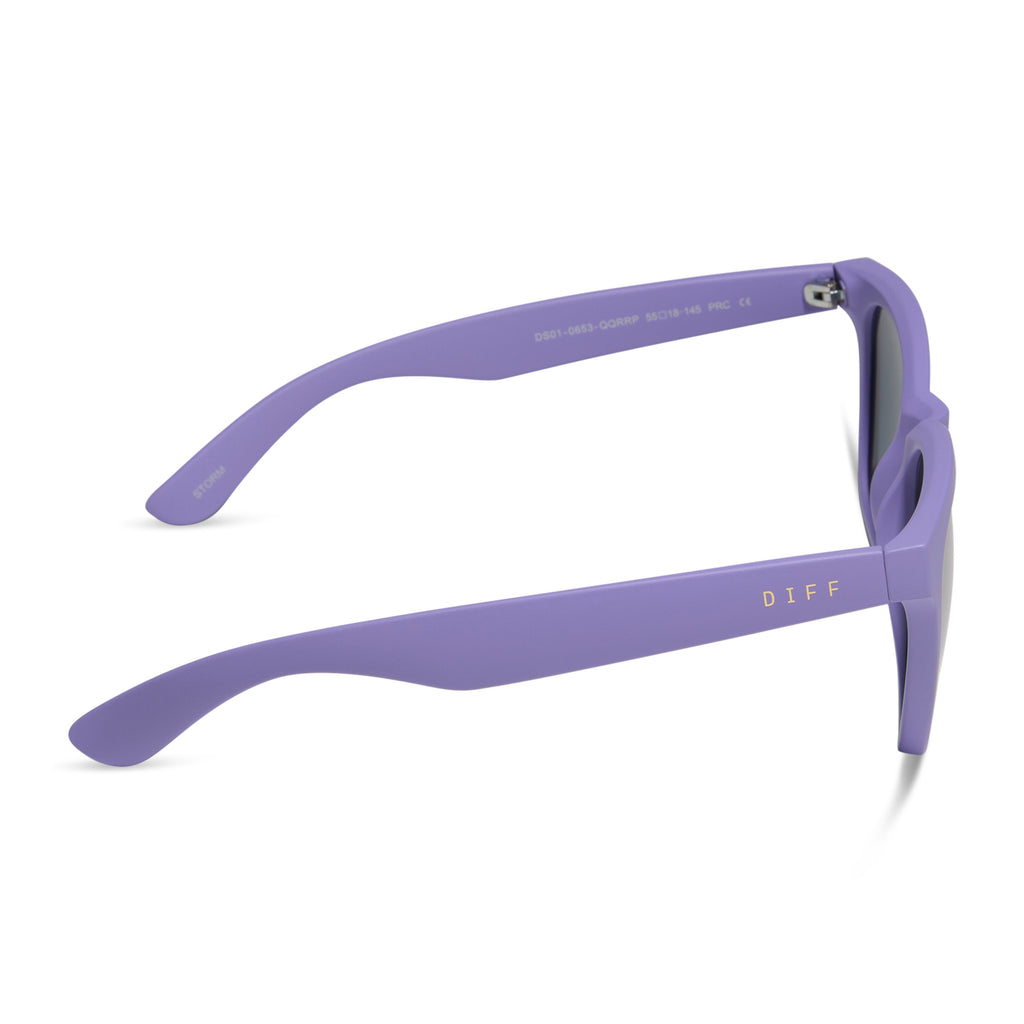 DIFF Eyewear Sunglasses with Purple Lenses Star Wars Mace Windu Sunglasses | Steel & Lightsaber  main image 4