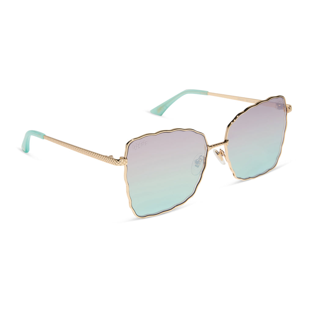 Disney Princess Ariel 2.0 Sunglasses | Gold & Sea Foam  display picture 2