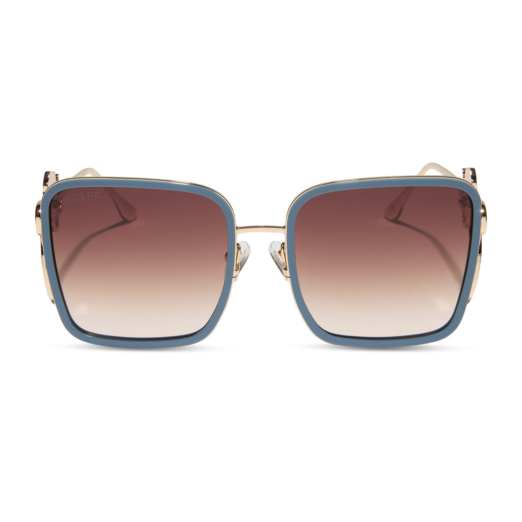 BELLE 2.0 - GOLD + ENCHANTING BLUE + BROWN GRADIENT + POLARIZED SUNGLASSES
